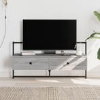 vidaXL Tv-meubel wandgemonteerd 100,5x30x51 cm hout grijs, 100 tot 150 cm, Verzenden, Nieuw, Minder dan 100 cm