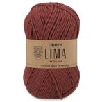 DROPS Lima Uni Colour - 9021 steenrood - Wol Garen, Ophalen of Verzenden, Nieuw