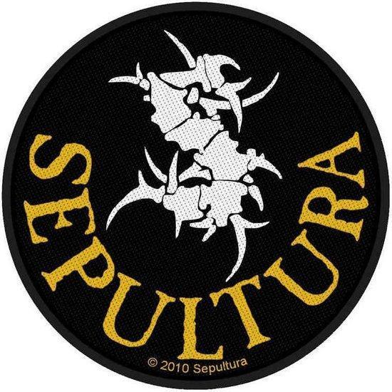 Sepultura - Circular Logo - Patch officiële merchandise, Verzamelen, Muziek, Artiesten en Beroemdheden, Kleding, Nieuw, Ophalen of Verzenden