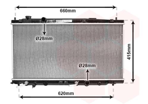 RADIATOR VOOR HONDA CITY 2008-2013 19010RB0004, Auto-onderdelen, Airco en Verwarming, Nieuw, Ophalen of Verzenden