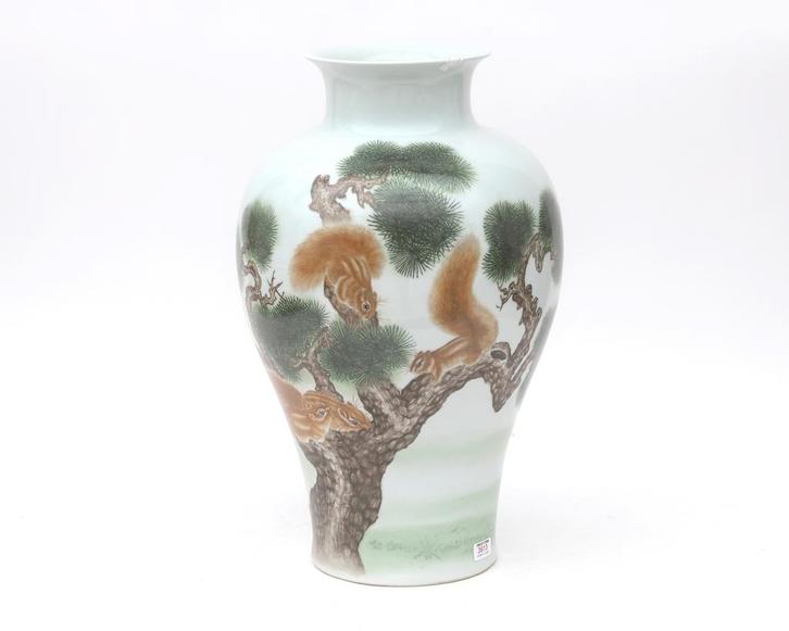 Grote porselein vaas, Jingdezhen, China, 20e eeuw, Antiek en Kunst, Antiek | Vazen