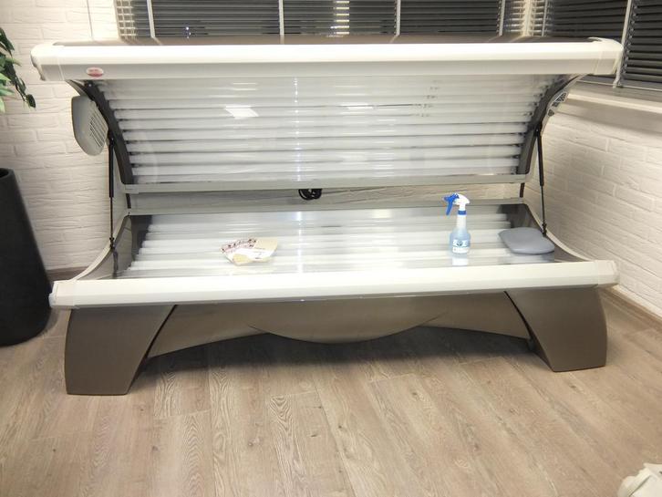 Hapro Onyx 26/5 Combi met 2 jaar garantie, Witgoed en Apparatuur, Zonnebanken en Gezichtsbruiners, Refurbished, Zonnebank dubbelzijdig