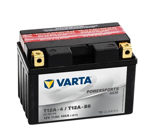 Varta Agm T12a-4 / T12a-bs, Auto-onderdelen, Accu's en Toebehoren, Verzenden