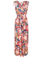 Maxi Jurk Bloemen Rood, Kleding | Dames, Jurken, Verzenden, Nieuw
