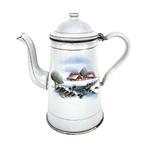 Brocante emaille koffiekan, Antiek en Kunst