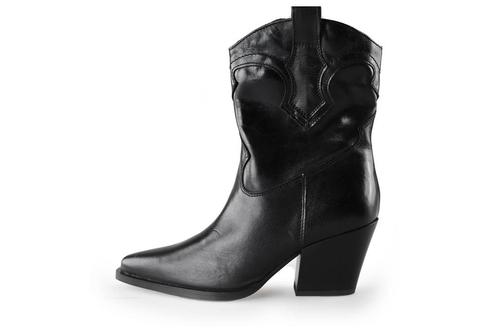 Linea Zeta Cowboy laarzen in maat 37 Zwart | 10% extra, Kleding | Dames, Schoenen, Zwart, Zo goed als nieuw, Verzenden