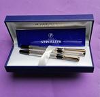 Waterman - Watermina Argenté Plume Or 18 carats - Pennenset, Verzamelen, Pennenverzamelingen, Nieuw