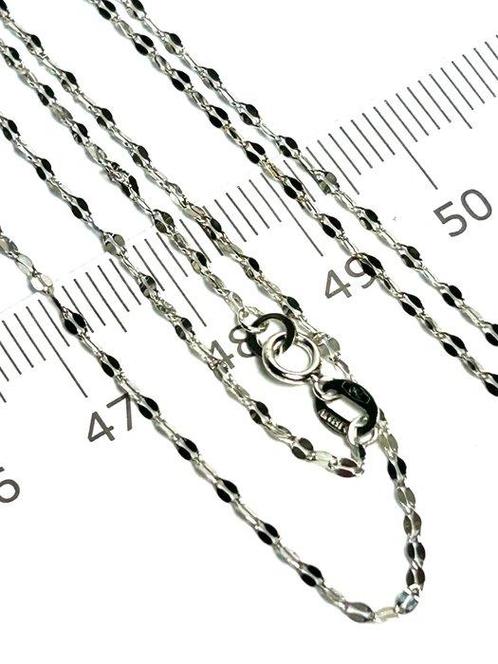 Zonder Minimumprijs - Halsketting - 18 karaat Witgoud, Sieraden, Tassen en Uiterlijk, Kettingen