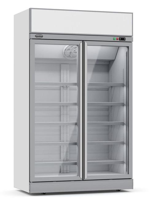Vrieskast 2 Glasdeuren Ins-1000f, Witgoed en Apparatuur, Koelkasten en IJskasten, Ophalen of Verzenden