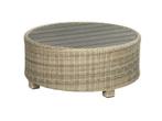 beach7 birdwood footstool tafel rond corn, Tuin en Terras, Tuinsets en Loungesets, Nieuw, Wicker