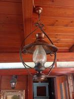 Plafondlamp - Koper - Vintage koperen kroonluchter, Antiek en Kunst, Curiosa en Brocante