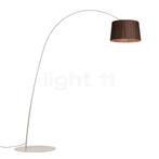 Foscarini Twiggy Wood Booglamp LED, greige - palissander, Verzenden, Nieuw
