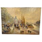 R. Hornermann (XIX-XX) - Marktszene, Antiek en Kunst, Kunst | Schilderijen | Klassiek