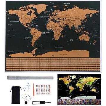 Malatec XL scratch map deluxe met accessoires beschikbaar voor biedingen
