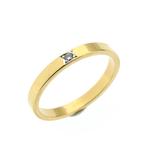 Gouden aanschuif ring met diamant; 0,01 ct. | Jeunesse, Sieraden, Tassen en Uiterlijk, Goud, Goud, Gebruikt, Verzenden