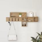 vidaXL Wandgemonteerde kapstok met plank artisanaal, Huis en Inrichting, Verzenden, Nieuw