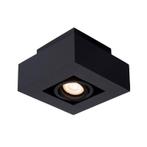 Zwarte dim to warm plafondspot Xirax, incl. 1x 5w GU10, Ophalen of Verzenden, Nieuw, Modern