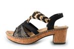 Rieker Sandalen in maat 38 Zwart | 10% extra korting, Kleding | Dames, Schoenen, Verzenden, Zwart, Sandalen of Muiltjes, Zo goed als nieuw