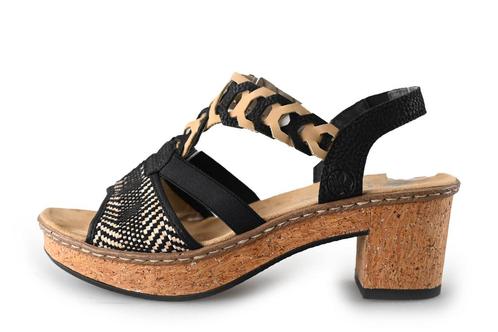 Rieker Sandalen in maat 38 Zwart | 10% extra korting, Kleding | Dames, Schoenen, Zwart, Zo goed als nieuw, Sandalen of Muiltjes