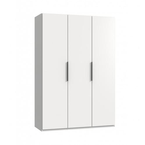 SALE: -17% Woonexpress Kledingkast Oss - Hout - Wit -, Huis en Inrichting, Kasten | Kledingkasten, 50 tot 75 cm, Met deur(en)
