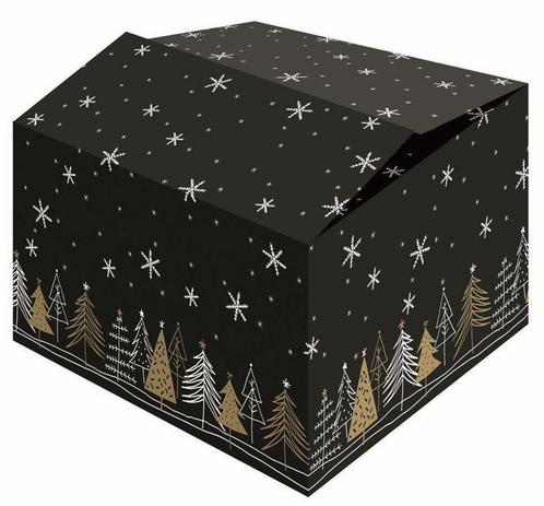 Pakketdoos Winter Black FSC - per 15 stuks, Diversen, Kerst, Nieuw, Ophalen of Verzenden