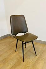 Stoel - Metaal, Synthetisch leder - Vintage stoel uit de, Antiek en Kunst, Kunst | Designobjecten