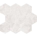 Mozaïek Cristacer Titanium 35.5x29.2cm Hexagon Ivory (Prijs