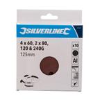 Silverline Geperforeerde klittenband schuurschijven - Ø 1.., Doe-het-zelf en Verbouw, Gereedschap | Schuurmachines, Ophalen of Verzenden