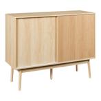 Commode Landskrona dressoir 90x115x40 cm eikenkleurig [en.ca, Huis en Inrichting, Verzenden, Nieuw