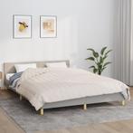 Grote Verzwaringsdeken 220x235 - retourdeal - Slaap beter!, Beige, Ophalen of Verzenden, Deken of Dekbed, Nieuw