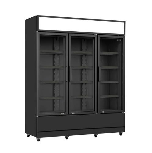 Combisteel Horeca Koelkast | 1200L | Zwart | Geforceerd | 3, Witgoed en Apparatuur, Koelkasten en IJskasten, Ophalen of Verzenden