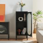 Metalen kast Karlskrona 101,5x42,5x40 cm zwart [en.casa], Verzenden, Nieuw in verpakking