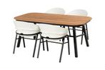 Hartman Tubb verstelbare tuinset 185x100 cm. (5-delig) -, Tuin en Terras, Tuinsets en Loungesets, Verzenden, Nieuw, Hout, Tuinset