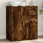 vidaXL Dressoir 60x31x70 cm bewerkt hout gerookt, Verzenden, Nieuw, 50 tot 100 cm, 25 tot 50 cm