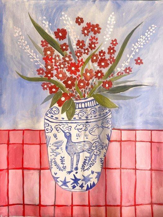 J. DELGALLO - Promises. XL. ( NO Reserve ), Antiek en Kunst, Kunst | Schilderijen | Modern