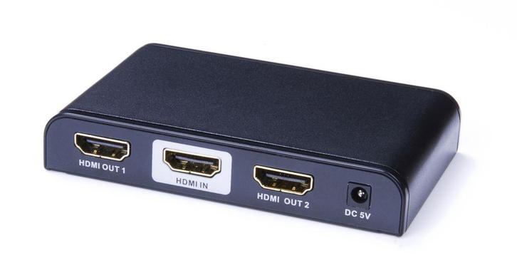 HDMI splitter 2 poort 3D 4K Pro - Huismerk, Audio, Tv en Foto, Audiokabels en Televisiekabels, Ophalen of Verzenden