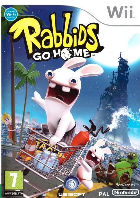 Wii Rabbids Go Home, Spelcomputers en Games, Games | Nintendo Wii, Zo goed als nieuw, Verzenden