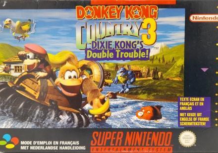 Donkey Kong Country 3 Dixie Kongs Double Trouble Compleet, Spelcomputers en Games, Games | Nintendo Super NES, Gebruikt, Ophalen of Verzenden