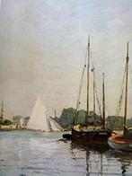 Claude Monet (1840-1926) - Bateaux de plaisance, Antiek en Kunst