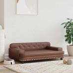 vidaXL Hondenmand 90x53x30 cm kunstleer bruin, Dieren en Toebehoren, Verzenden, Nieuw