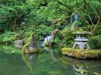 Japanse Tuin 70x50cm Tuinschilderij - Customize-it, Huis en Inrichting, Nieuw, Verzenden
