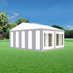 Partytent 5x4 PVC - Classic | Grijs / wit, Tuin en Terras, Partytenten, Verzenden, Partytent, Nieuw, 4 tot 6 meter