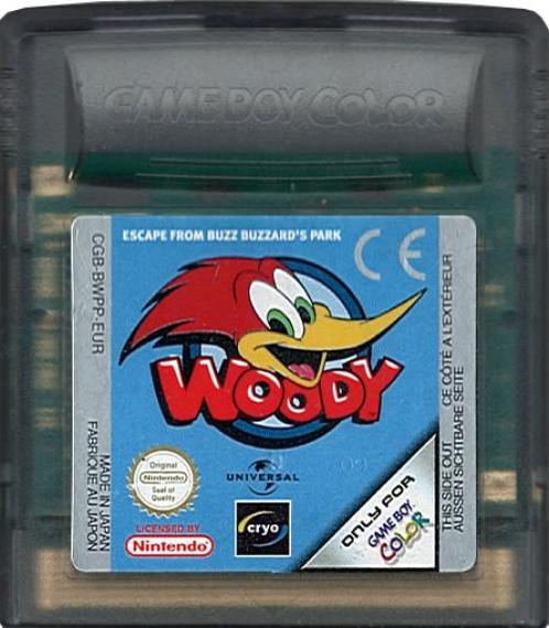 Woody Woodpecker (losse cassette) (Gameboy Color), Spelcomputers en Games, Games | Nintendo Game Boy, Gebruikt, Verzenden