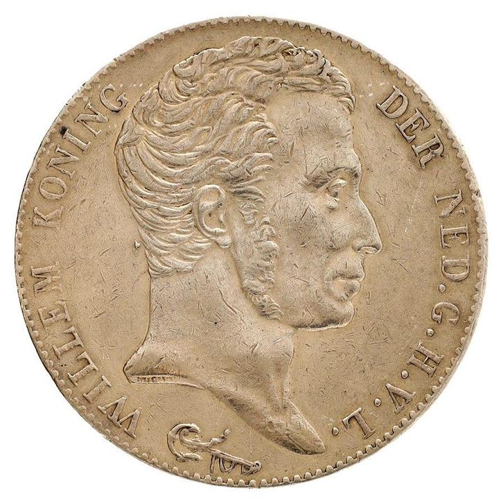3 Gulden 1819 Willem I ZFr+, Postzegels en Munten, Munten | Nederland, Verzenden
