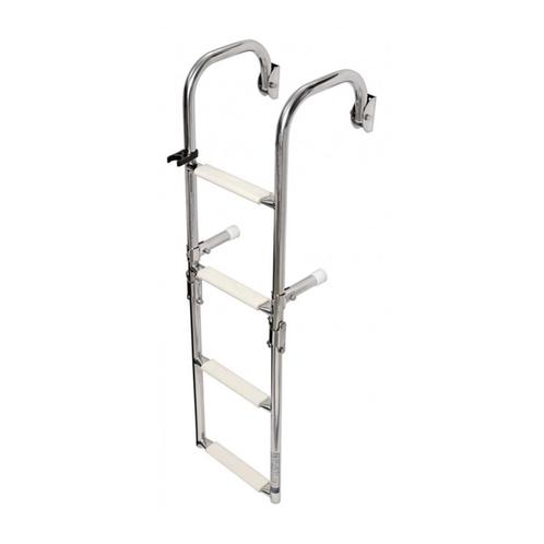 Osculati Zwemtrap RVS Dekmontage Inklapbaar 3, 4 of 5 Treden, Watersport en Boten, Accessoires en Onderhoud, Nieuw, Ophalen of Verzenden
