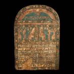 Oud-Egyptisch Hout Ronde stele voor Padiminty,