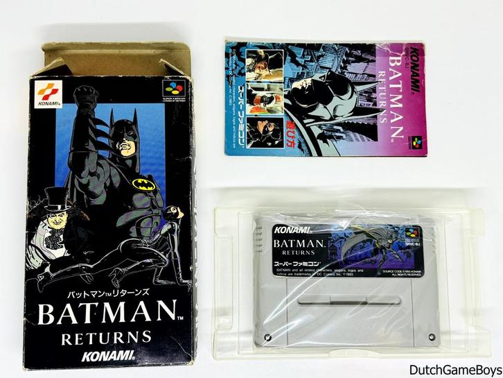 Super Famicom - Batman Returns, Spelcomputers en Games, Games | Nintendo Super NES, Gebruikt, Verzenden