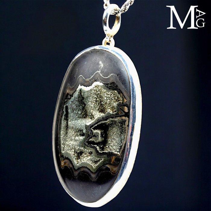 Buitengewoon Speetoniceras Versicolor - Pyritized Ammonite, Verzamelen, Mineralen en Fossielen