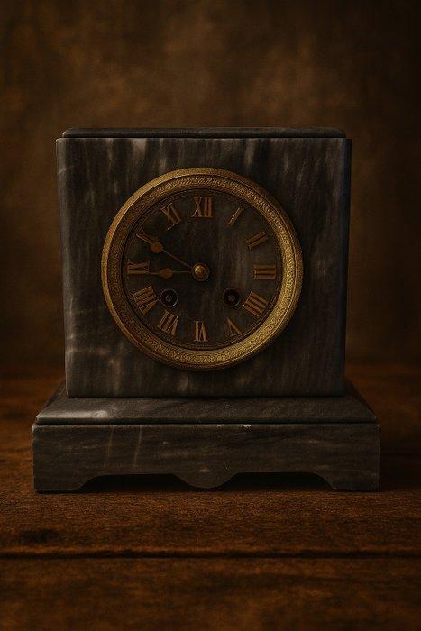 Pendule - Antiek Marmer, Brons, Messing - 1850-1900, Antiek en Kunst, Antiek | Klokken