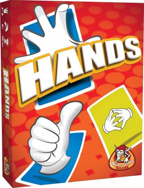 Hands - Reactiespel | White Goblin Games -, Hobby en Vrije tijd, Gezelschapsspellen | Bordspellen, Nieuw, Verzenden